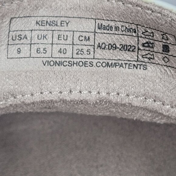 Vionic Kensley Women's Gray Patent Leather Slip-on Loafers US Size 9 - Picture 8 of 8